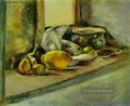 Blauer Topf und Zitrone c 1897 abstrakter Fauvismus Henri Matisse